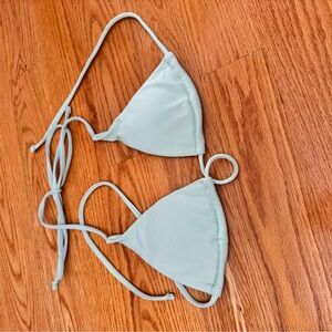 SHEIN Mint Green Bikini Top